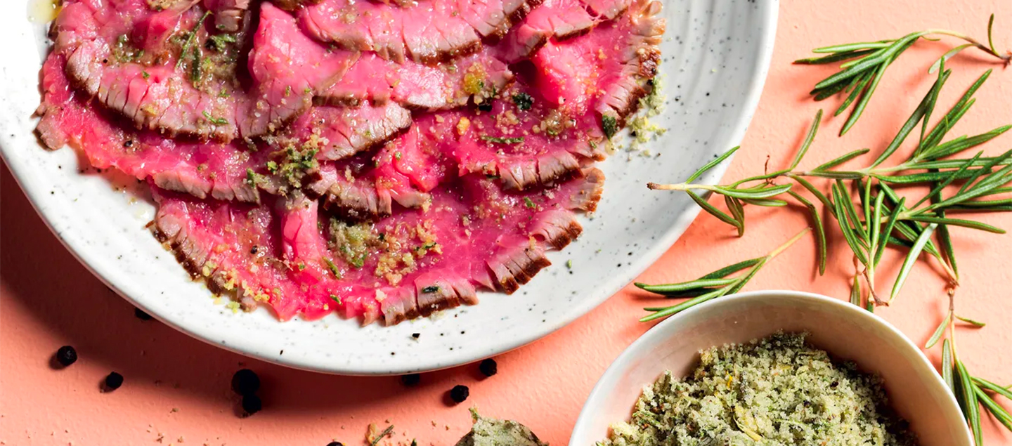 Roastbeef avec pommes frites allumettes et salade pour 2 ou 4 personnes