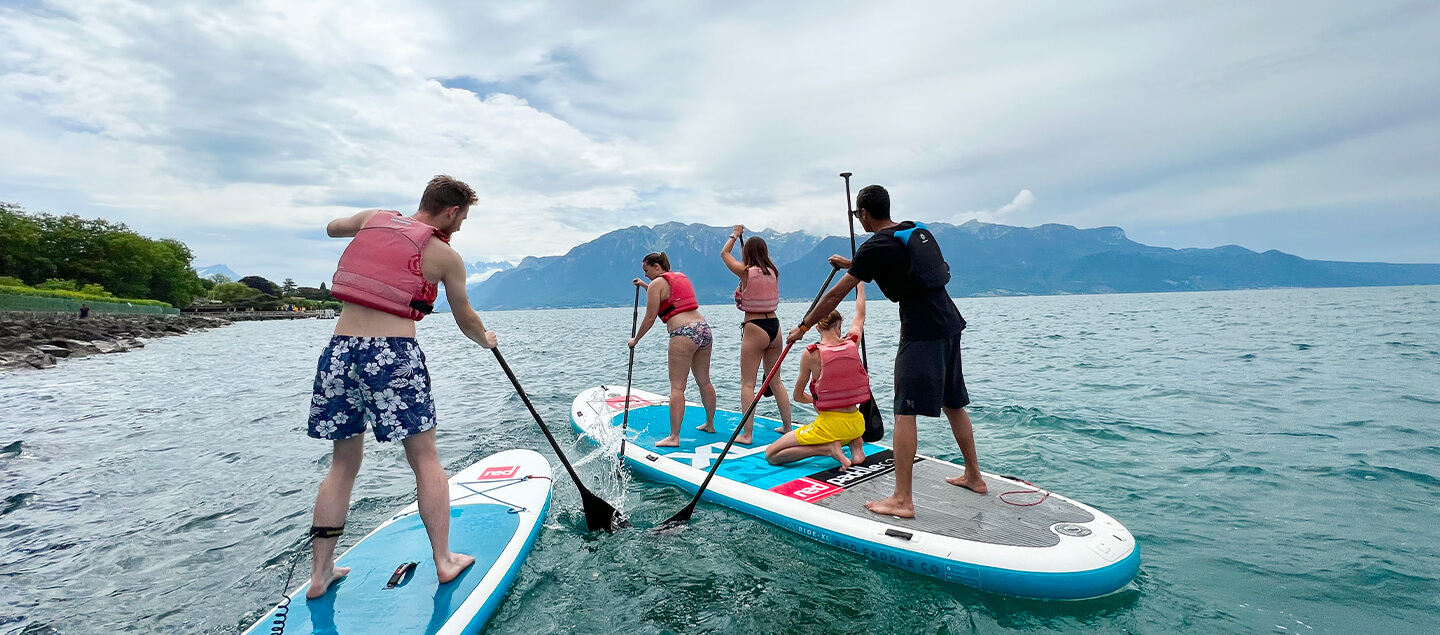 Location de 2 heures du The Big MAMA Swisspaddle sur le lac Léman