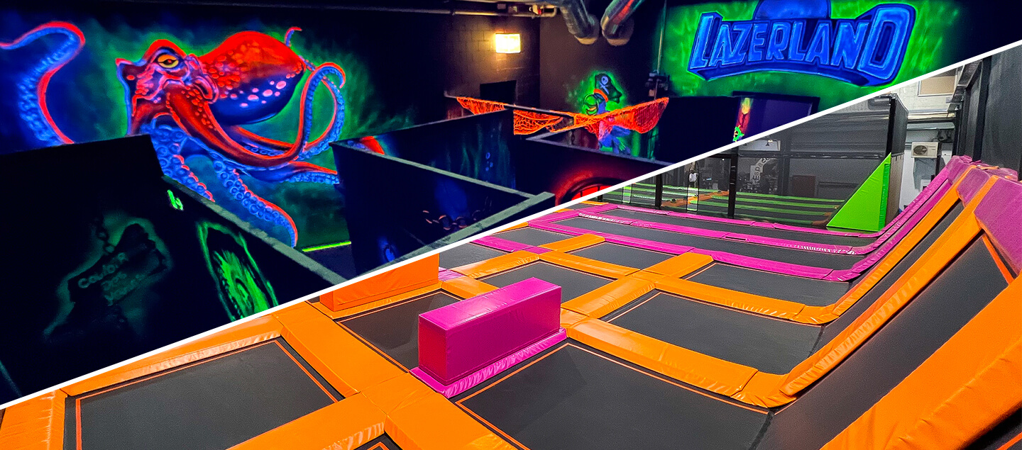 Sortie en groupe au Jumpland dès 5 personnes avec repas (trampoline, laser game ou escape game) 