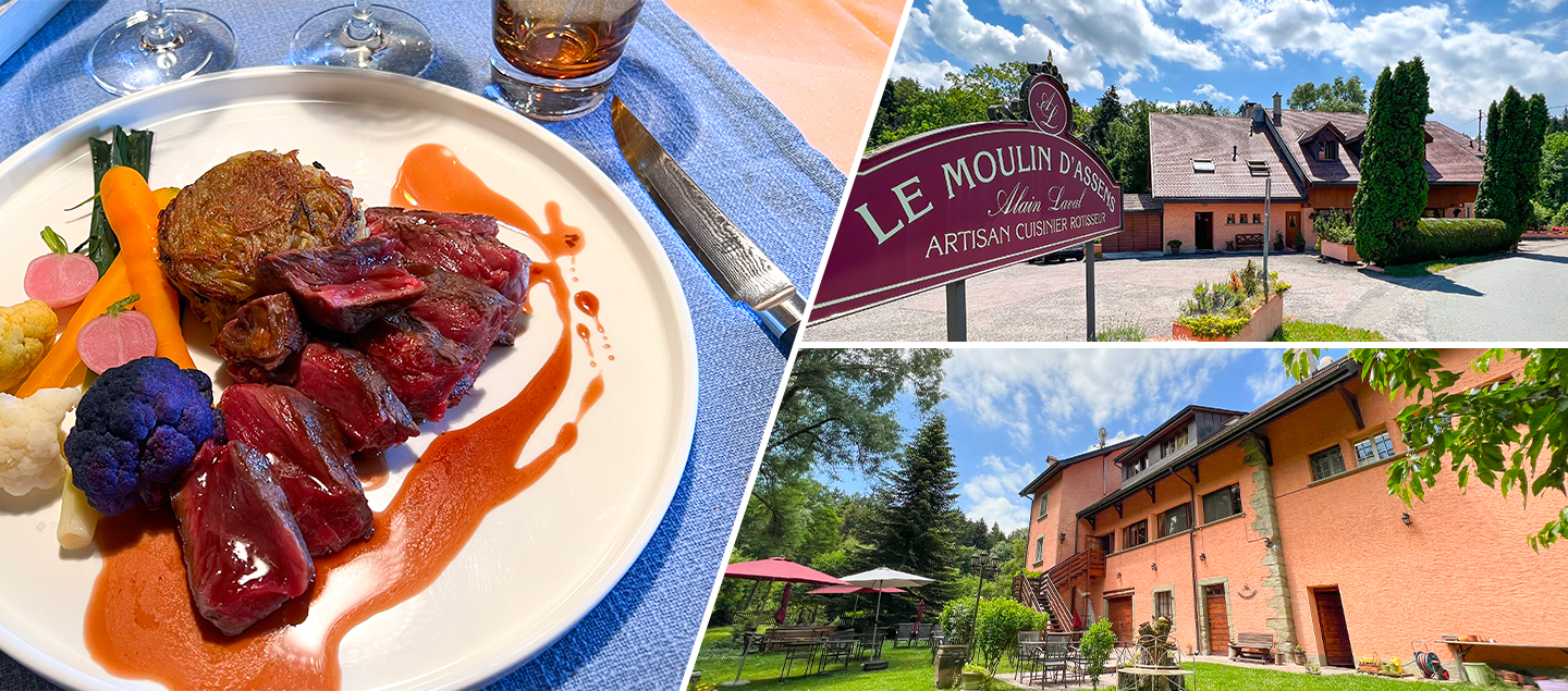 Séjour au Moulin d'Assens avec déjeuner et repas gastronomique pour 2 personnes
