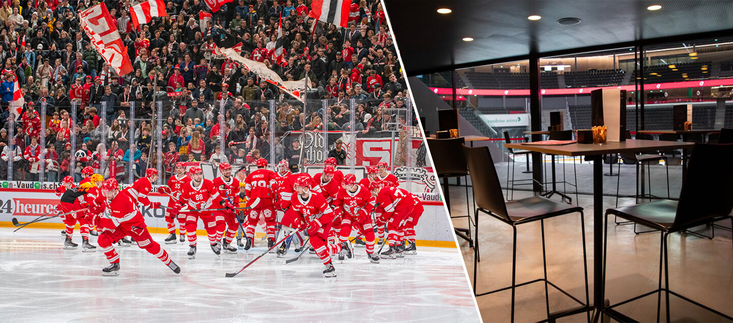 4 entrées VIP en Loge Premium Lausanne HC - Genève-Servette HC (17 février 2023) à gagner d'une valeur de CHF 1'600.-