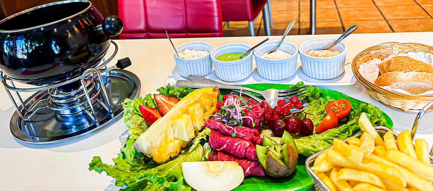 Menu Fondue Bourguignonne ou Chinoise dès 2 personnes 