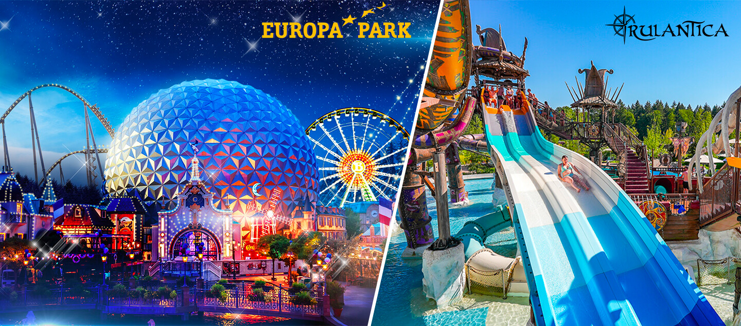 Journée à Europa-Park ou Rulantica avec transport en bus (Dates au choix en Avril 2023)