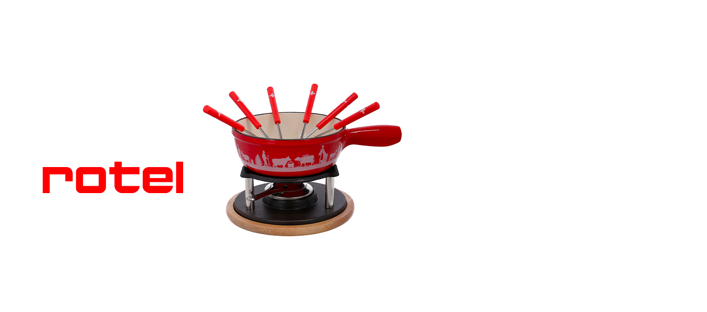 Caquelon Fondue Swiss Design