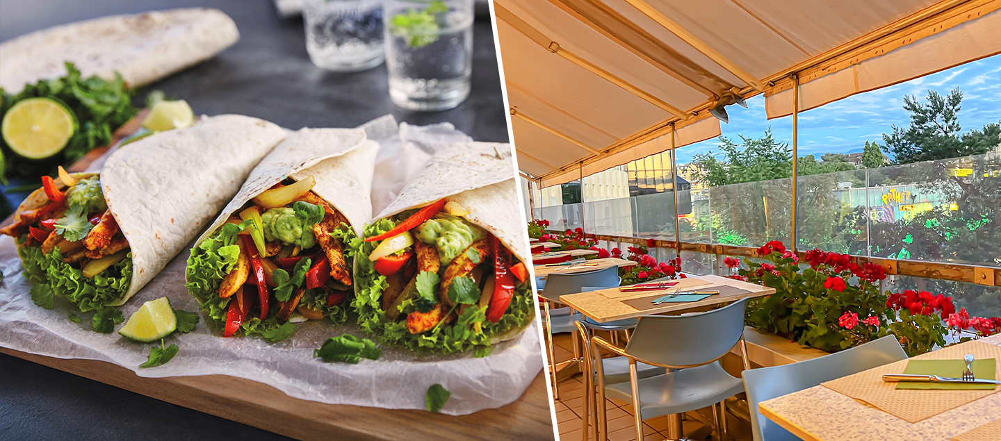 Menu Fajitas au choix avec entrée et dessert dès 2 personnes