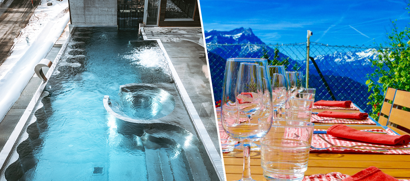 Séjour détente à Leysin avec accès illimité à l'espace Spa et Petit-déjeuner pour 2 personnes