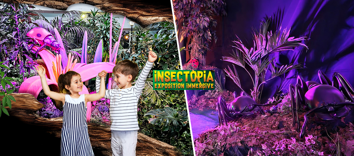 1 Entrée à l'exposition Insectopia