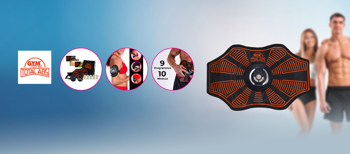 Appareil de minceur complet 3en1 GYMFORM (avec 11 accessoires inclus)