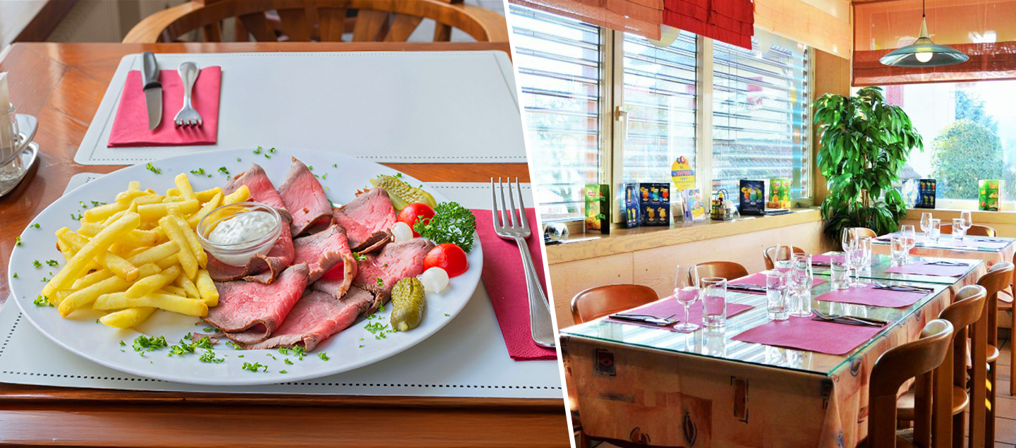 Menu Roastbeef avec entrée et dessert dès 2 personnes