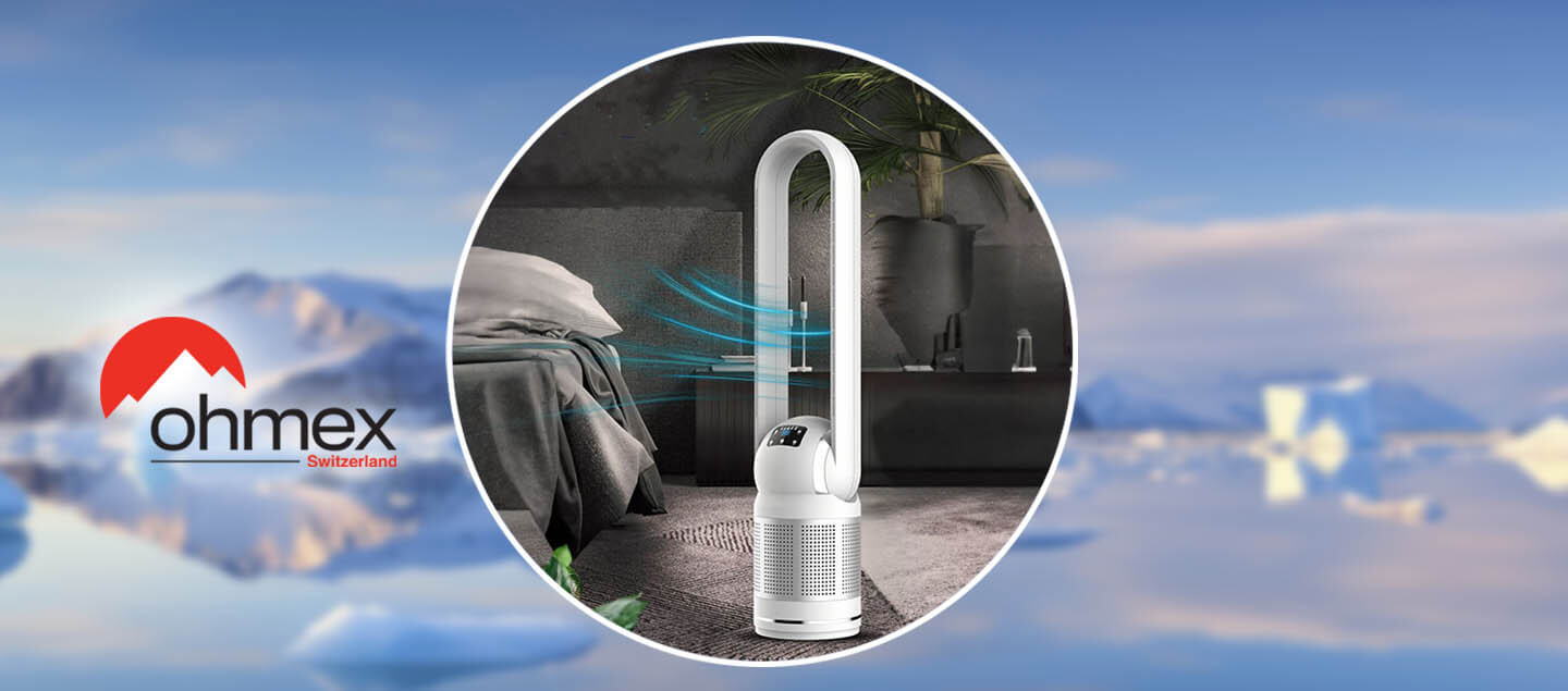 Ventilateur design avec télécommande 8 vitesses