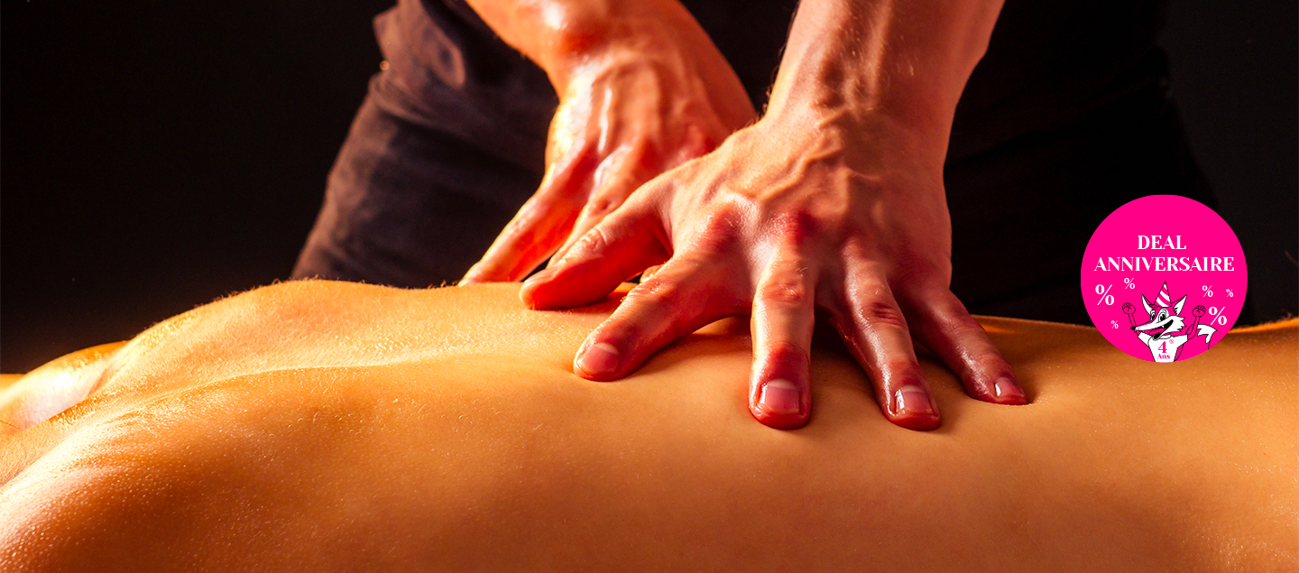 Massage relaxant au choix - 45, 60 ou 90 minutes
