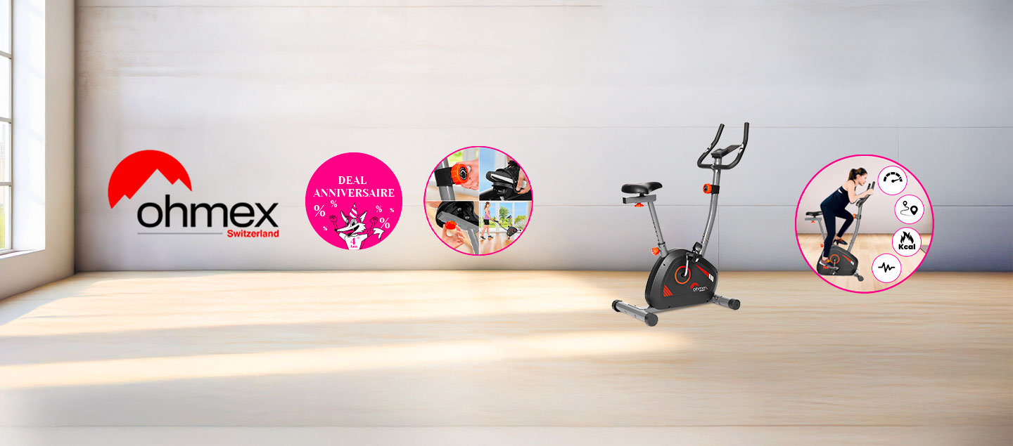 Vélo d'appartement Ohmex
