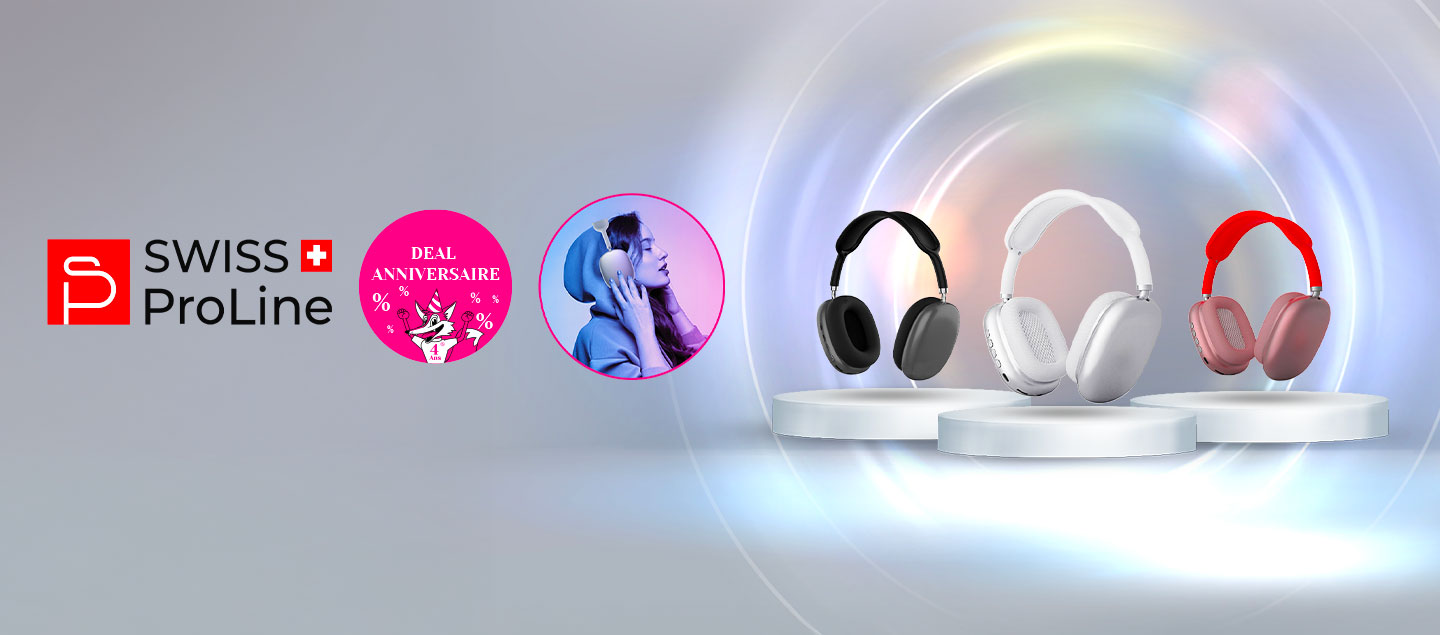 Casque Bluetooth sans fil Swiss ProLine