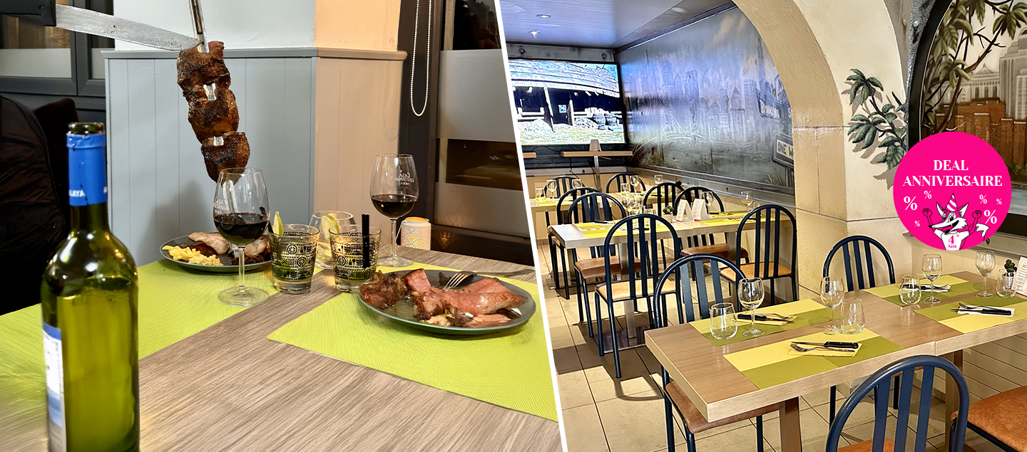 Menu Rodizio à volonté avec entrée, dessert et Caipirinha dès 2 personnes