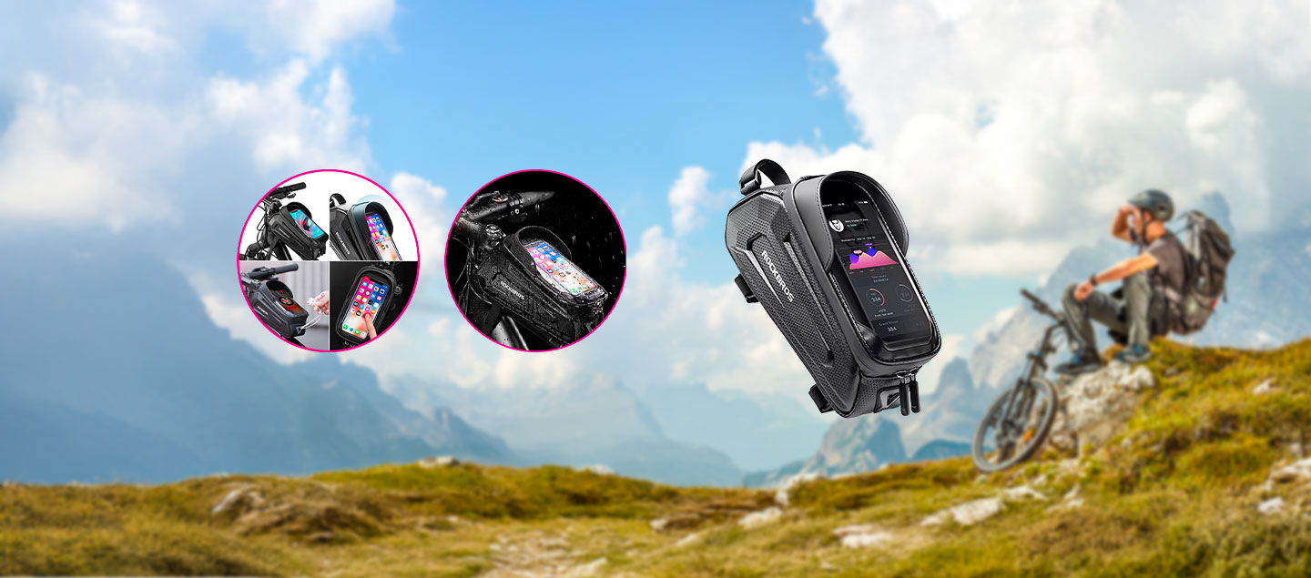 Sacoche de rangement Waterproof pour vélos, motos, trottinettes