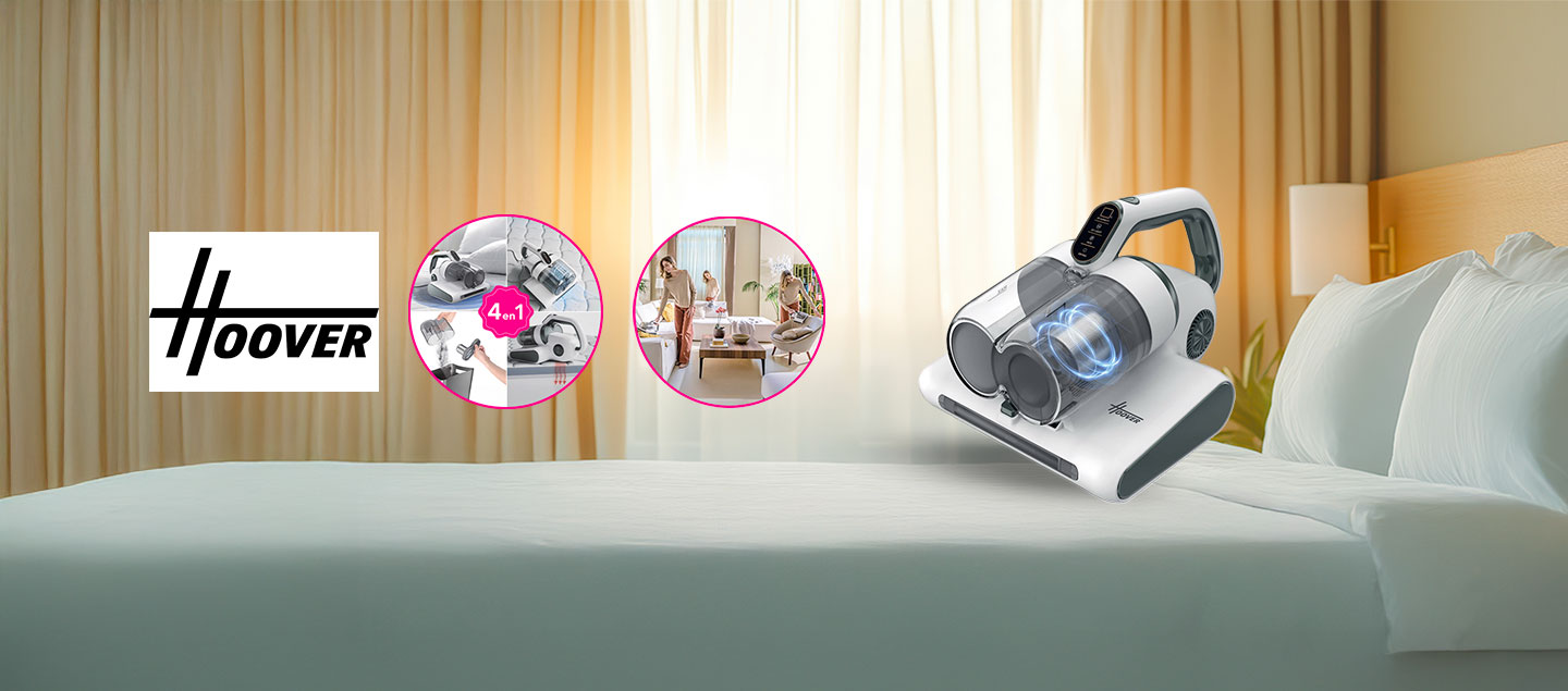 Aspirateur de matelas 4en1 avec écran LED HOOVER