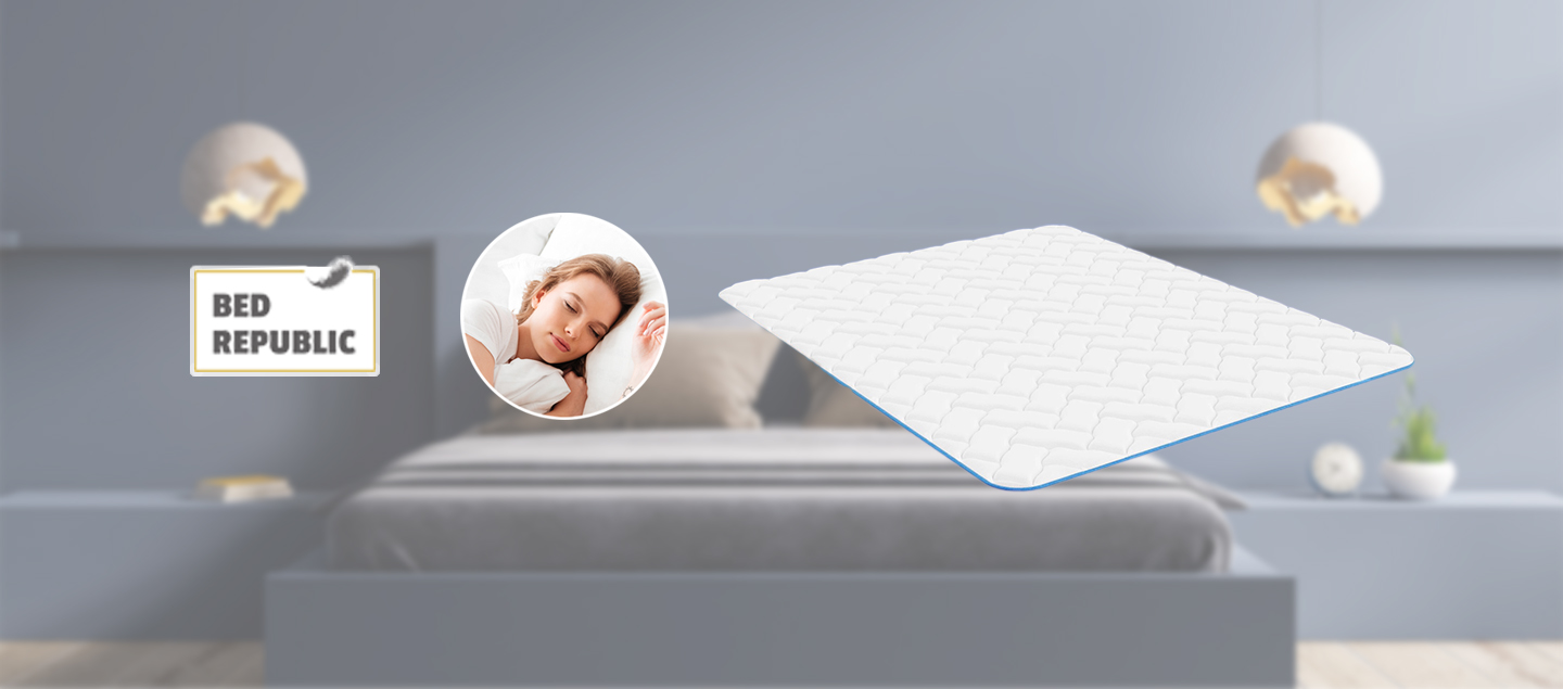 Surmatelas 2en1 à mémoire de forme et effet rafraichissant BedRepublic