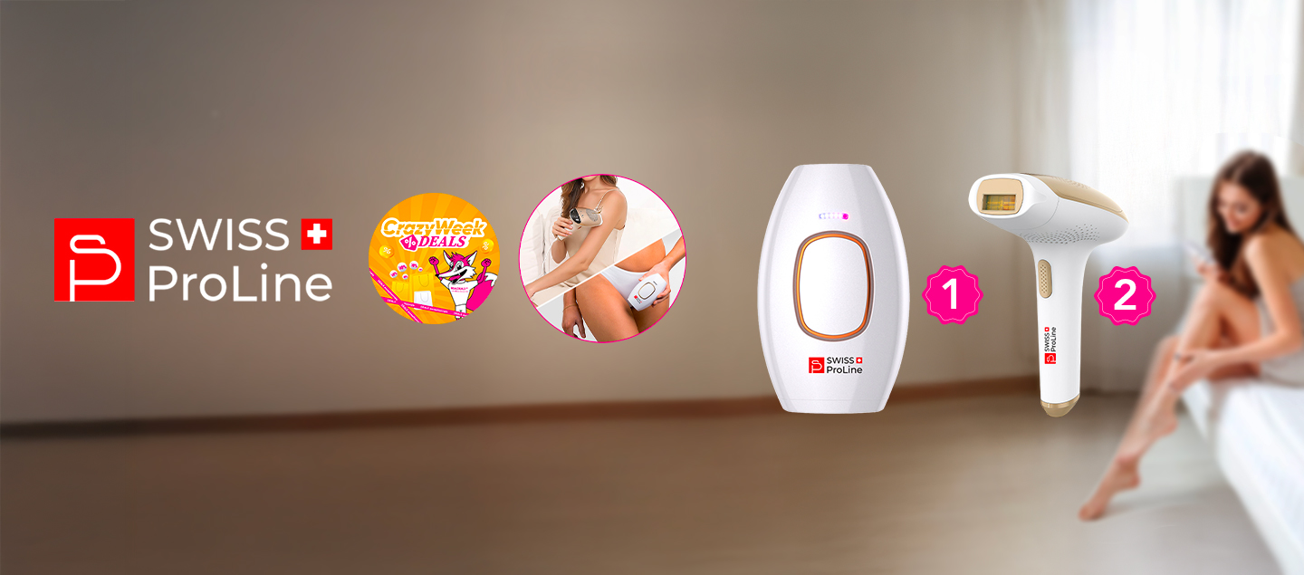Épilateur permanent IPL à lumière pulsée Swiss ProLine