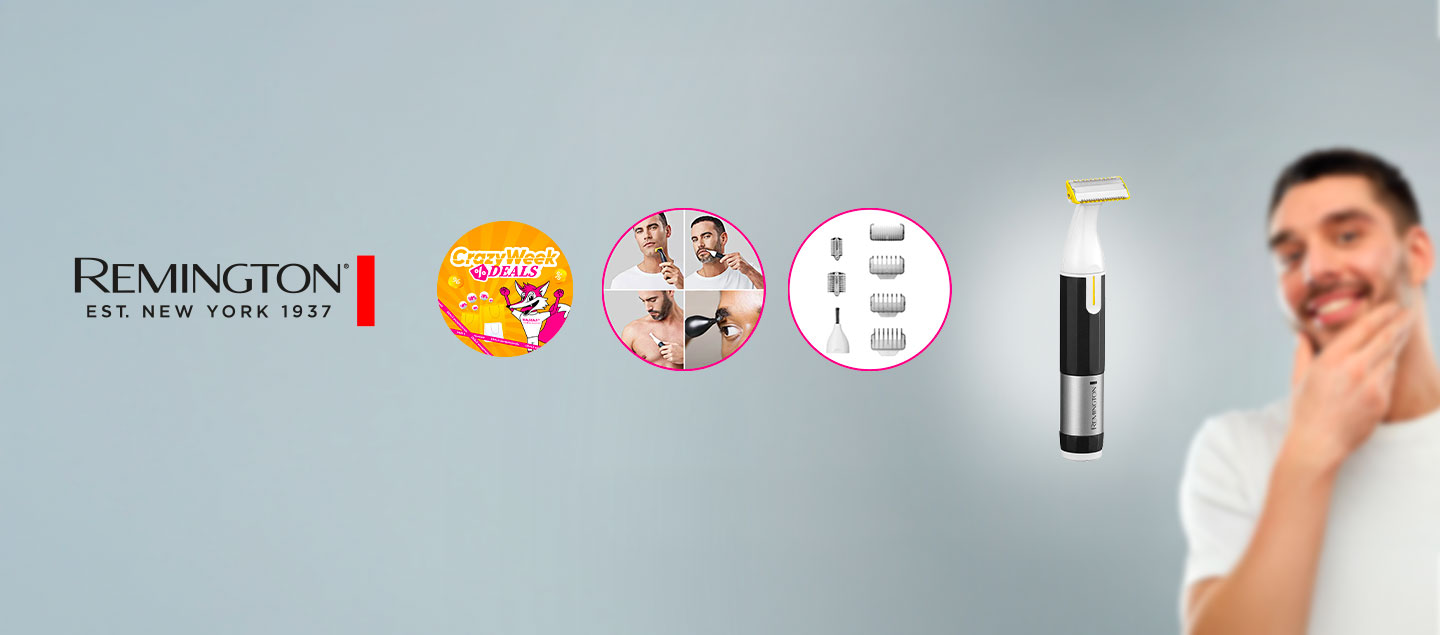 Tondeuse multifonctions avec 8 accessoires REMINGTON