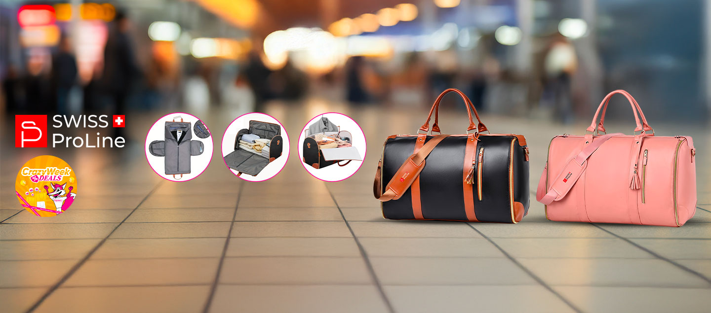 Sac de voyage luxe pratique multi-rangements Swiss ProLine