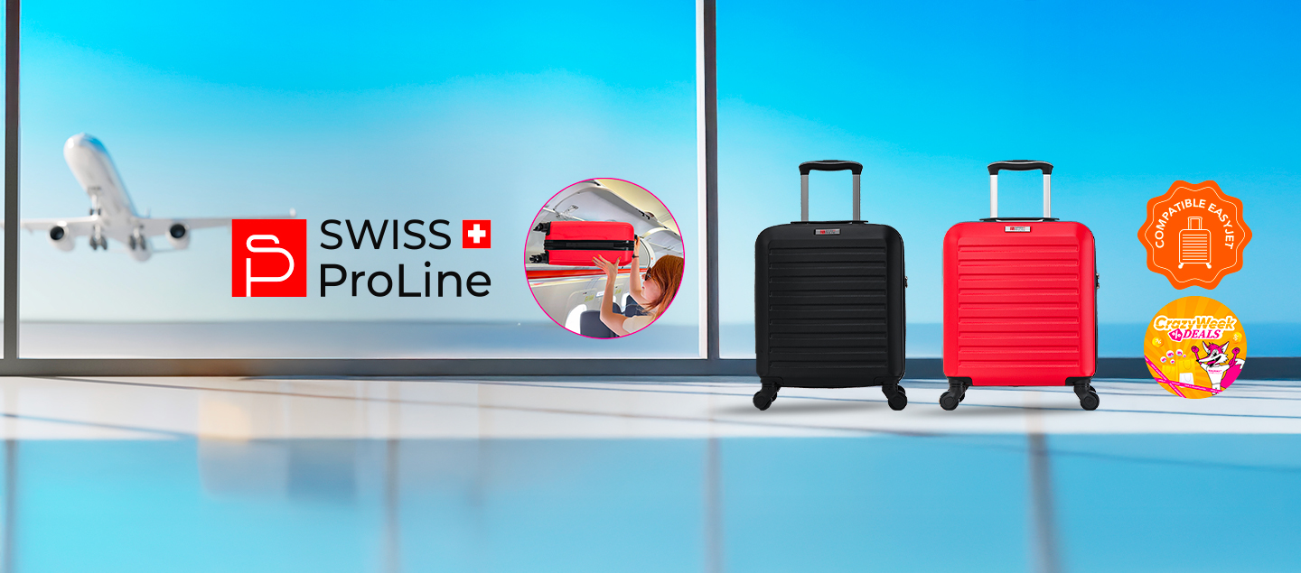 Valise cabine compatible EasyJet (45cm) Swiss ProLine