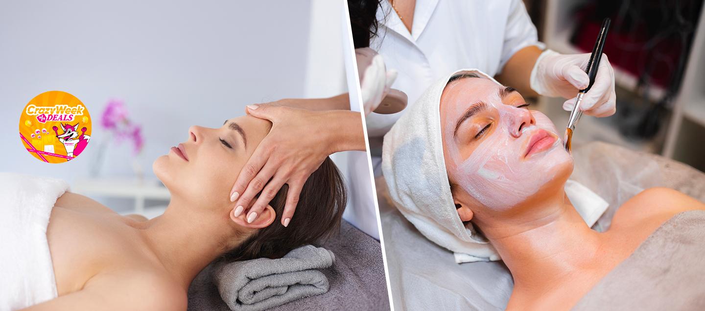 Massage visage, dos et mains avec Masque hydratant du visage