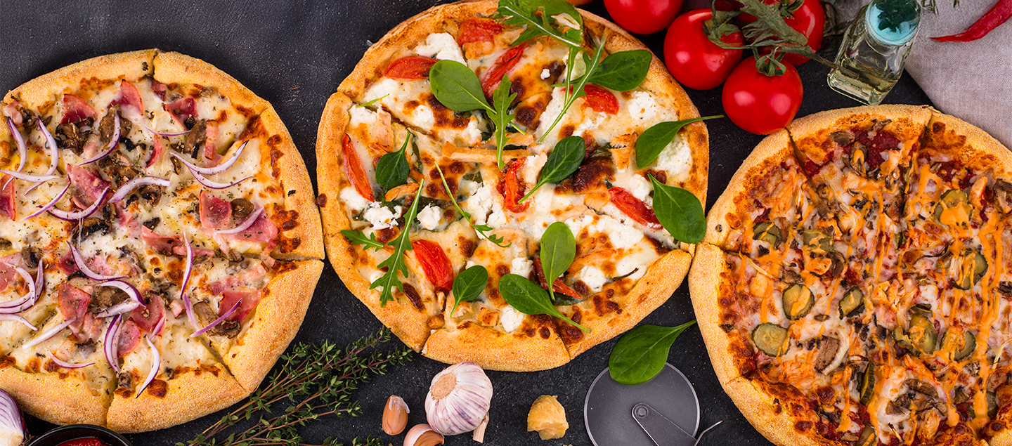 Menu Pizza au choix avec entrée et dessert dès 2 personnes