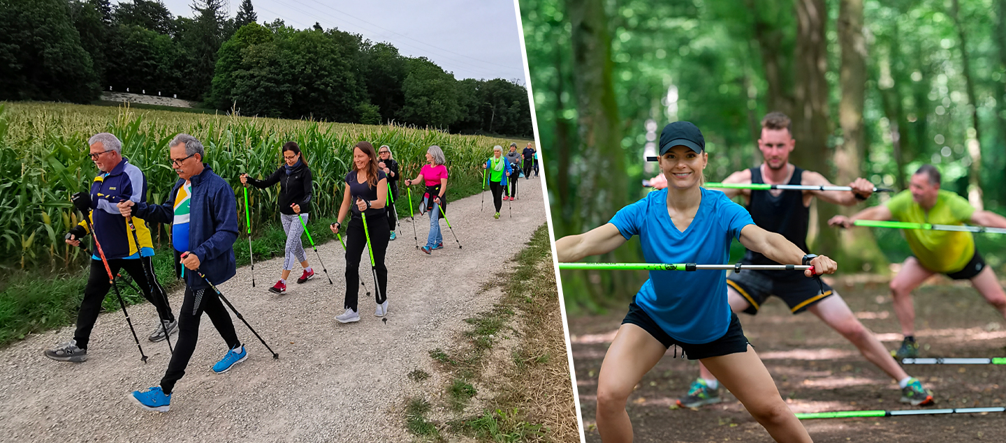 Cours de Nordic Propulsing Bungypump de 60 minutes - 2, 6 ou 12 séances