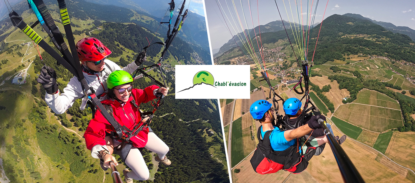Vol en parapente biplace à Villars-sur-Ollon