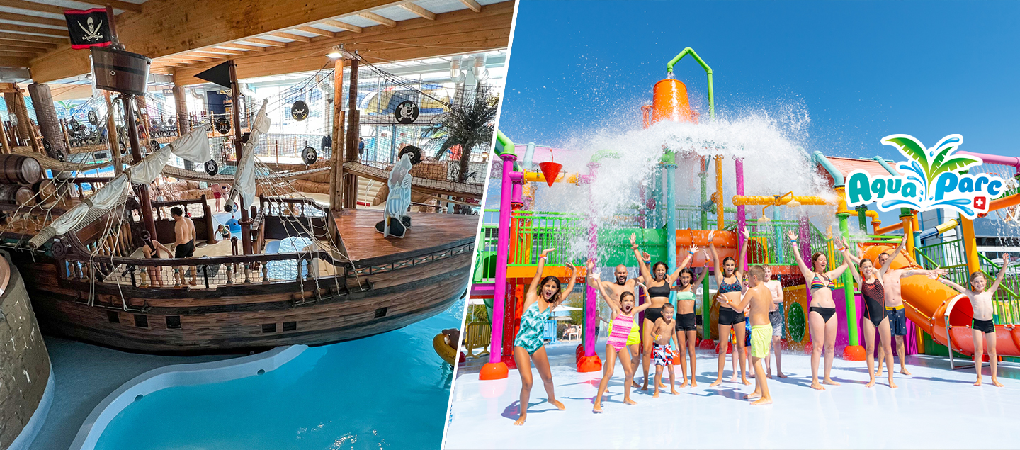 Entrée journalière à Aquaparc avec le toboggan Booster Loop à volonté inclus