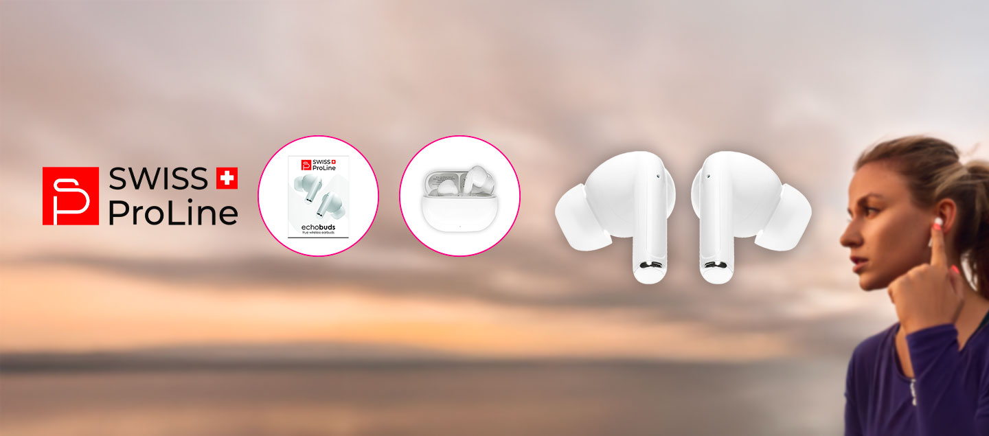 Écouteurs sans fil Bluetooth Swiss ProLine