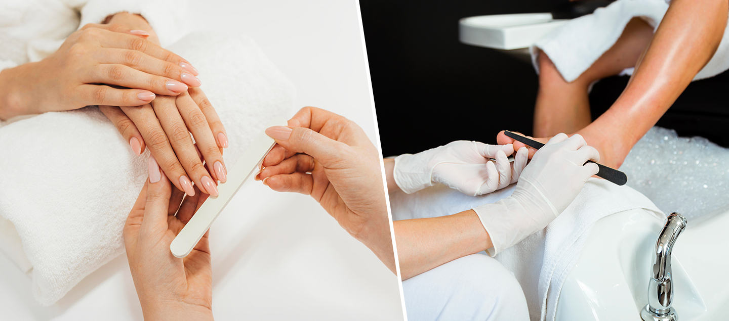 Beauté des ongles mains et/ou pieds avec pose de Vernis semi-permanent