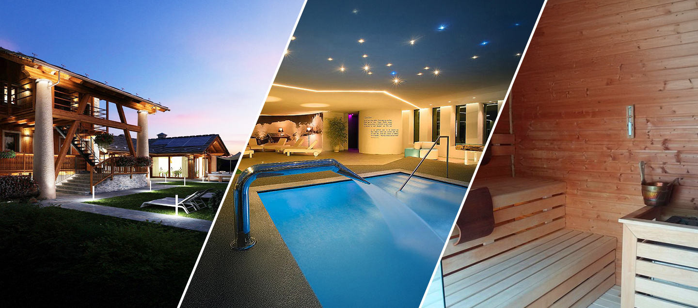 Journée détente au cœur de la Vallée d’Aoste avec accès Wellness Spa et Menu 2 ou 3 plats pour 2 personnes