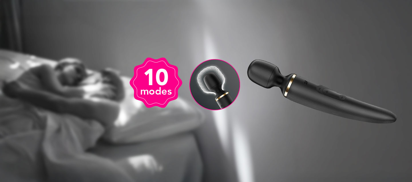 Vibromasseur XXL avec 10 modes BATONI