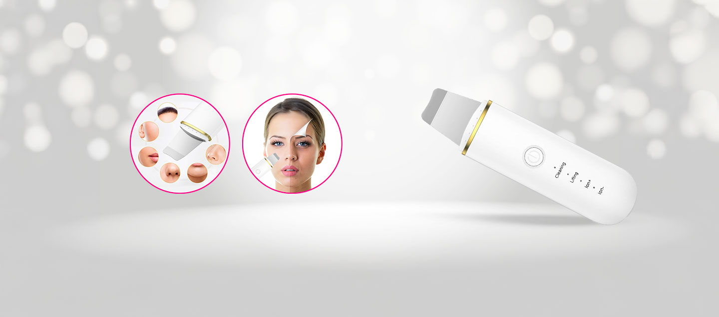Nettoyeur ultrasonique multifonctions pour le visage