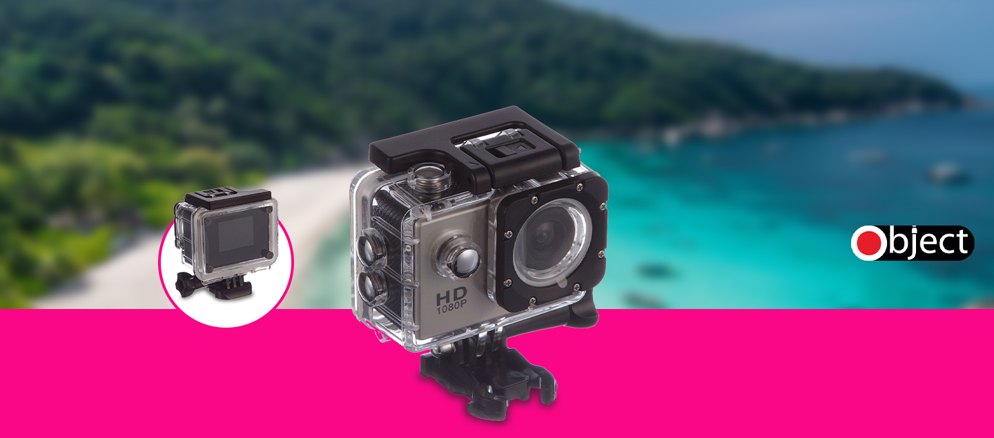 Caméra d'action Waterproof Wifi FULL HD