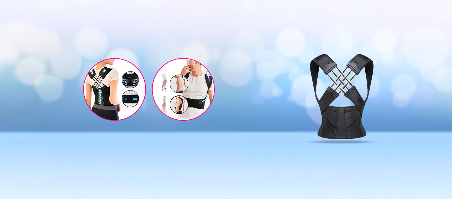 Correcteur de posture avec bande élastique pratique