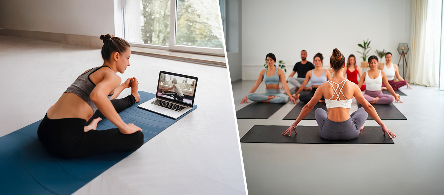 1, 3 ou 5 Cours de Yoga en ligne ou présentiel