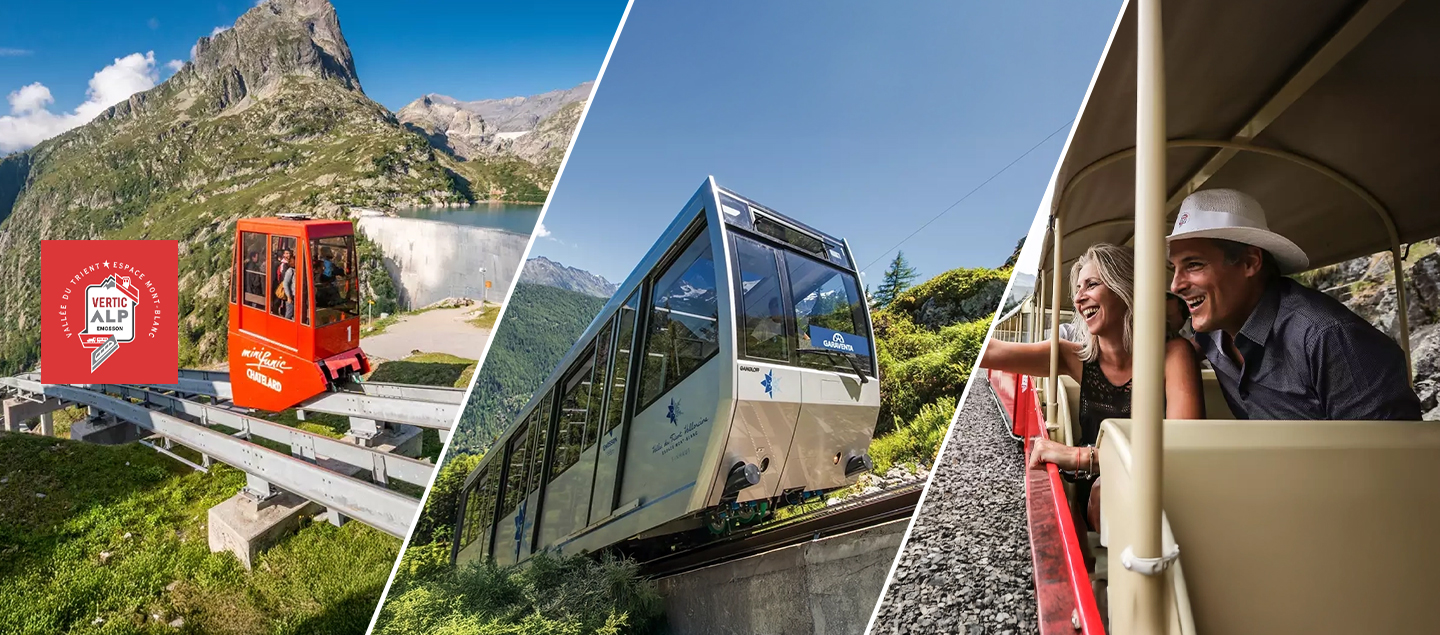 Voyage aller-retour aux 3 installations de VerticAlp Emosson
