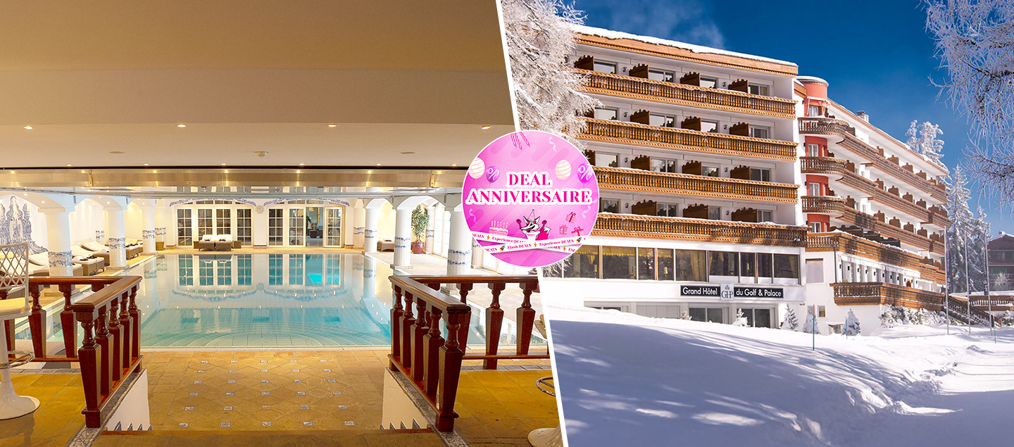 Séjour à Crans-Montana avec accès illimité aux espaces détente et Petit-déjeuner pour 2 personnes