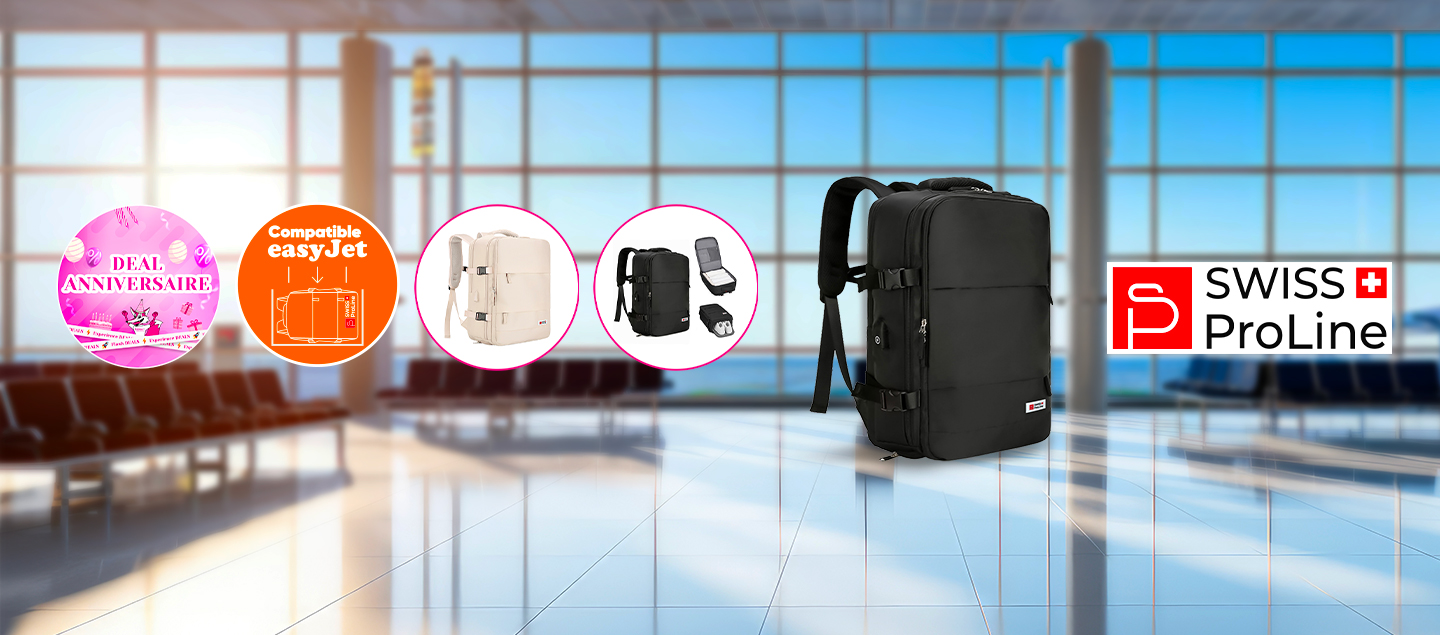 Sac à dos multifonctions (compatible Easyjet - 45cm) Swiss ProLine