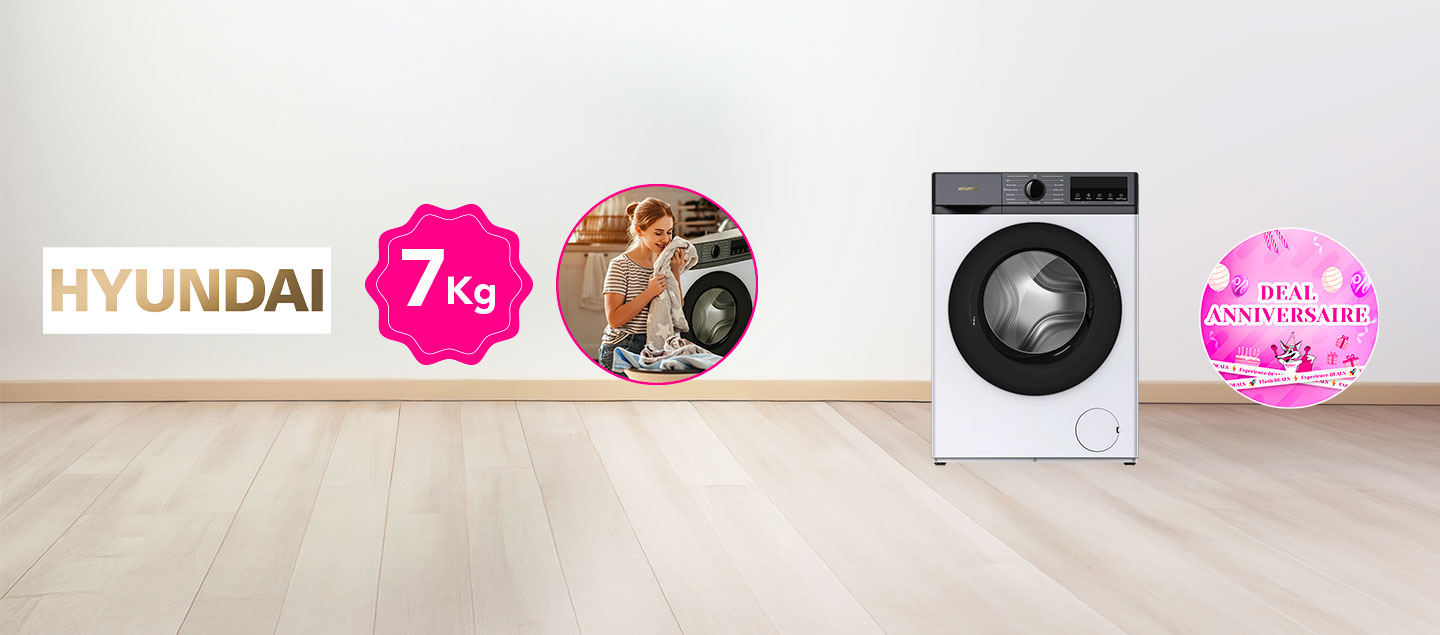 Lave-linge HYUNDAI (7kg)