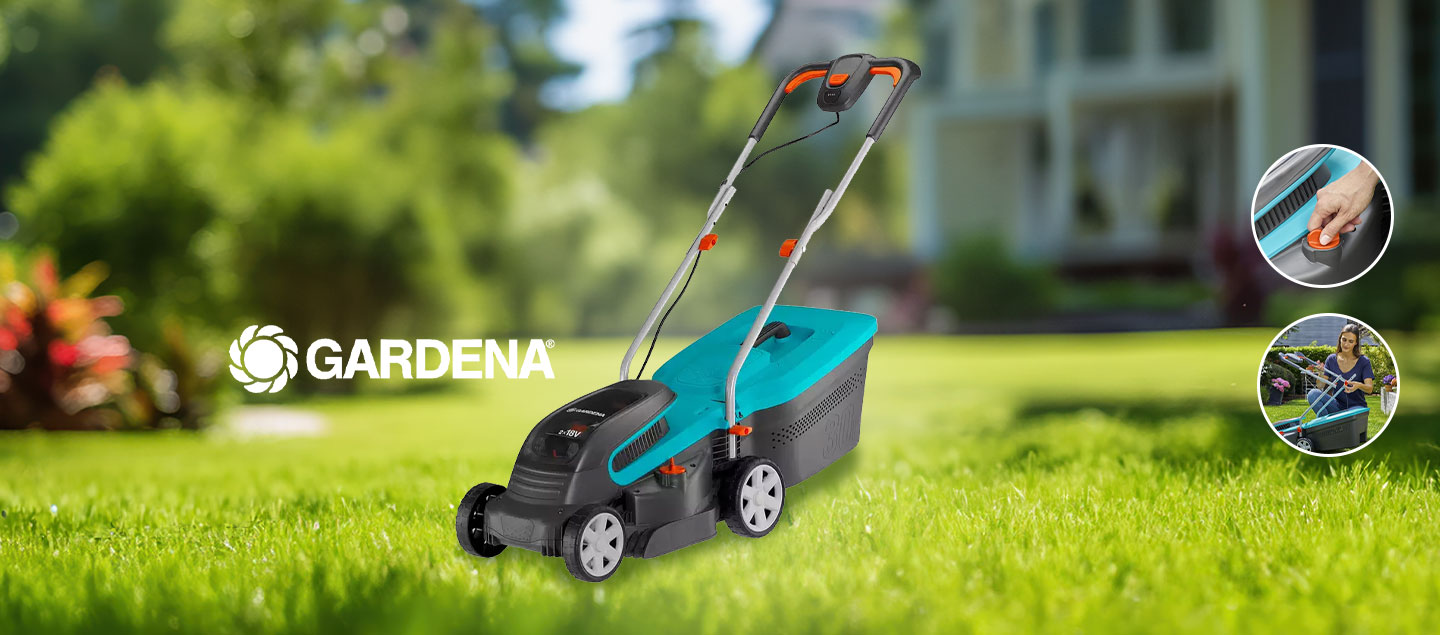 Tondeuse à gazon électrique sans fil GARDENA