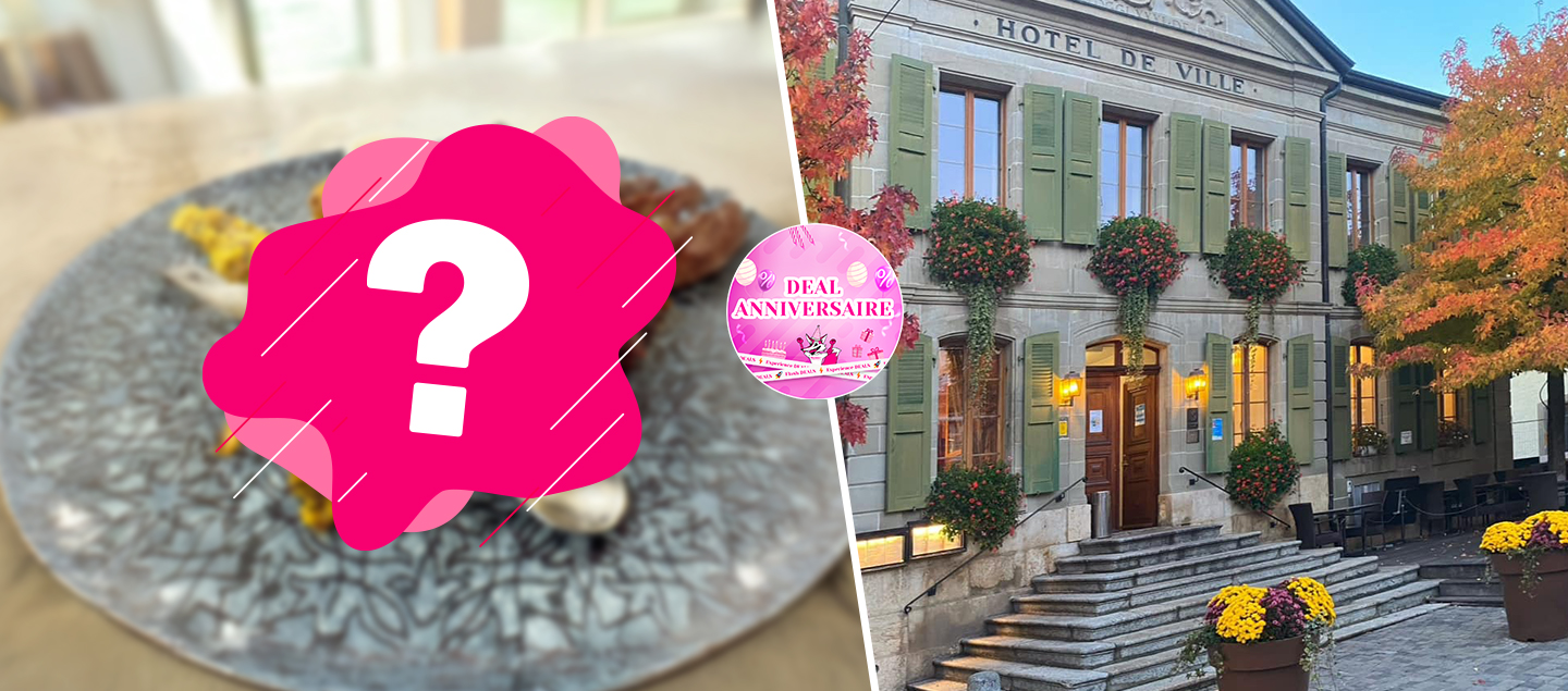 Menu Chasse Surprise avec entrée, dessert et Verre de bienvenue dès 2 personnes