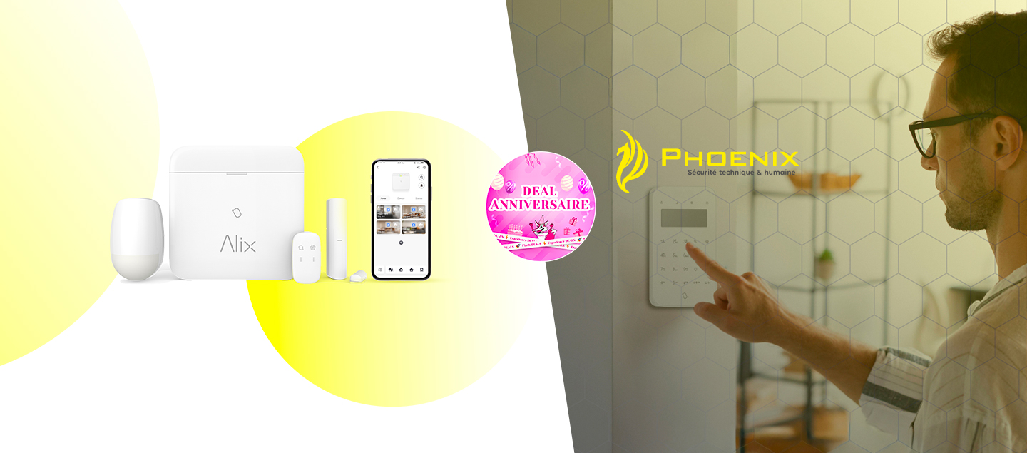 Abonnement Système d’alarme intelligent Alix (CHF 59.-/mois) - Phoenix Security