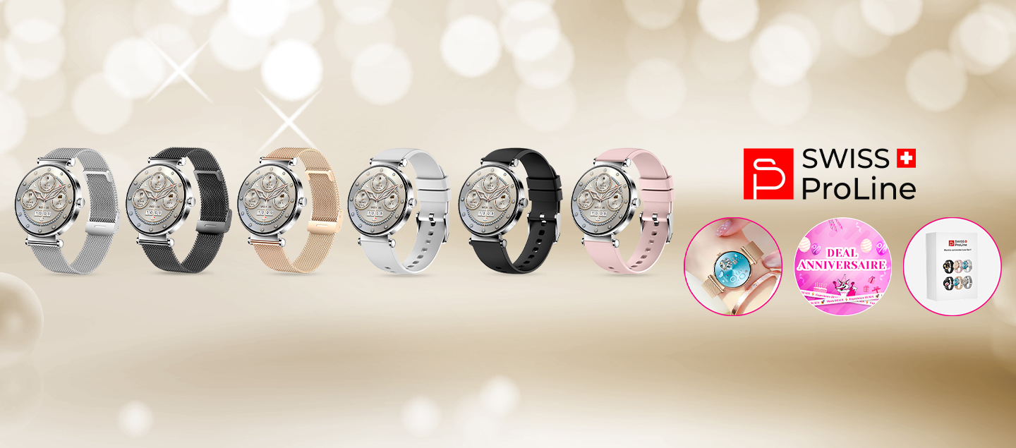 Montre connectée luxe 6en1 Swiss ProLine