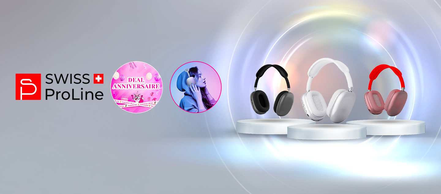 Casque Bluetooth sans fil Swiss ProLine