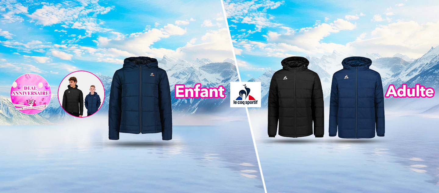 Veste Doudoune haute qualité imperméable LE COQ SPORTIF 