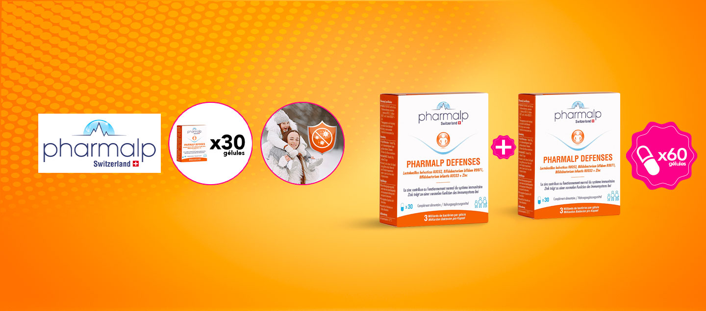 Compléments alimentaires pour renforcer les défenses naturelles PHARMALP SWITZERLAND