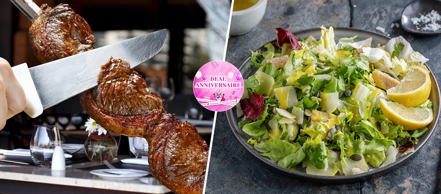 Menu Picanha avec entrée et dessert dès 2 personnes
